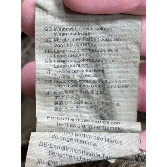 Maison Scotch by Scotch & Soda Cargo Utility Vest Olive Green Medium Drawstring - Picture 5 of 15